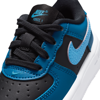 Nike Air Force 1 Low Lace 童款 - Dutch Blue/Court Blue/Black - Image 7