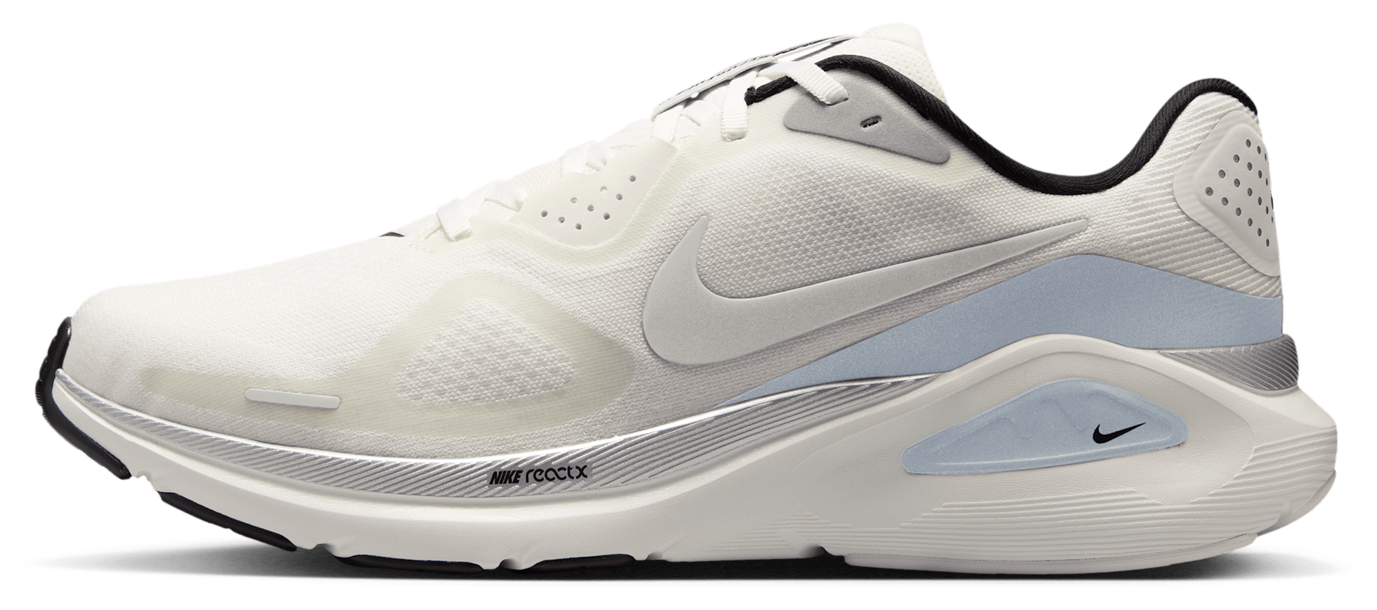 Nike Structure 26 - Summit White/Mtlc Silver/Black - Image 2