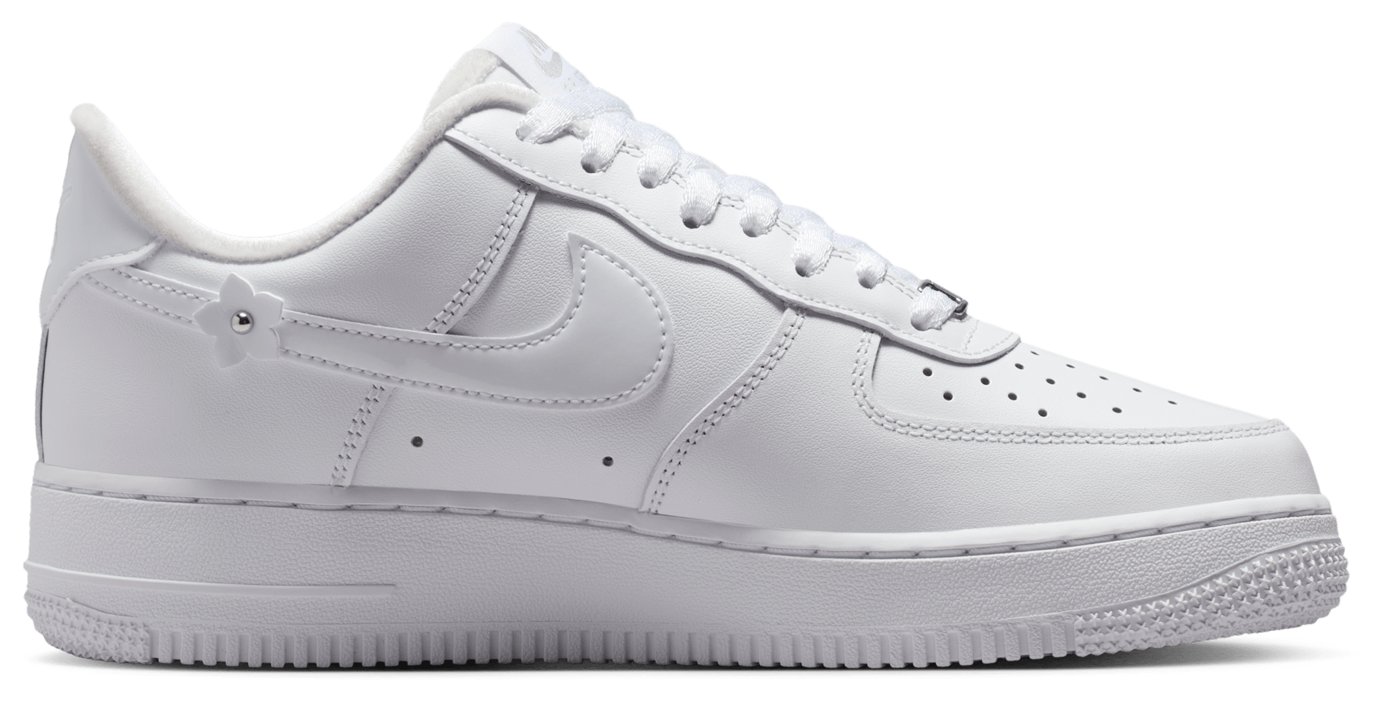 Nike Air Force 1 '07 - White/White/Wolf Grey - Image 1