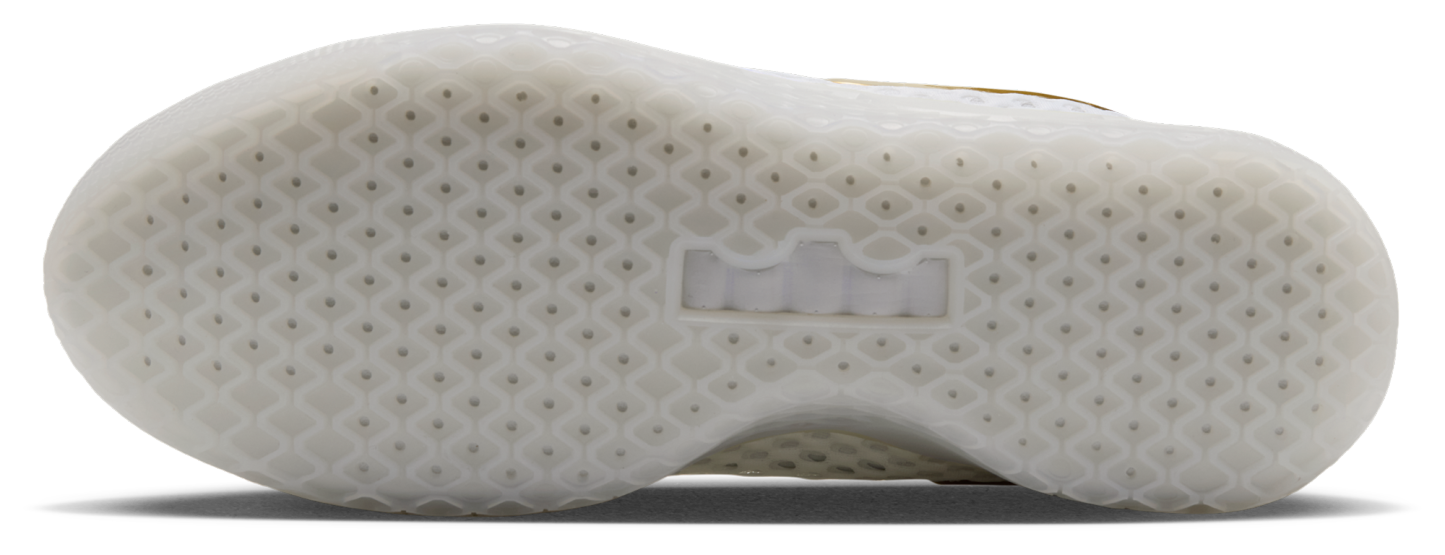 Nike Lebron Witness X - White/White/Metallic Gold - Image 5