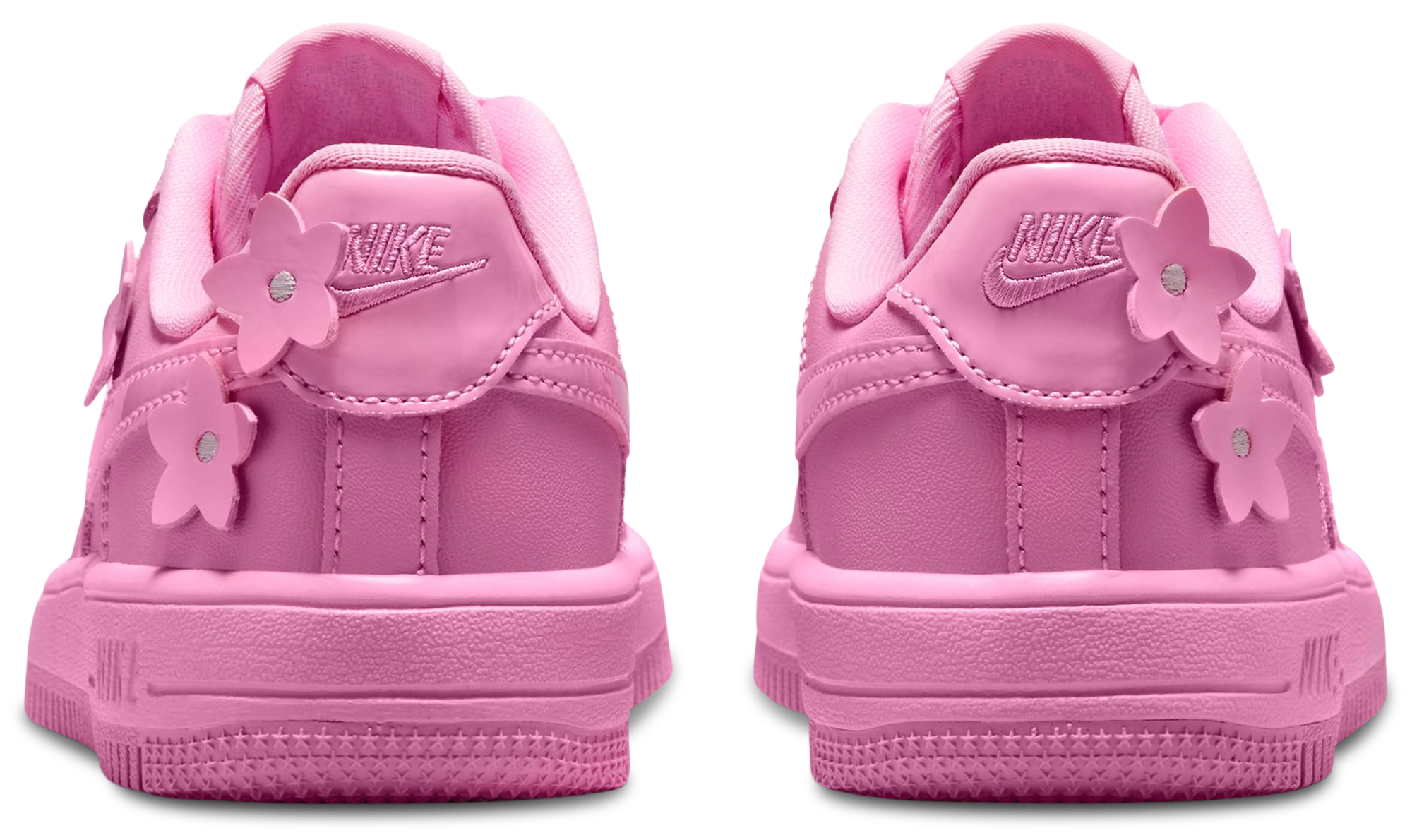 Nike Air Force 1 Low 童款 - Silver/Pink - Image 3
