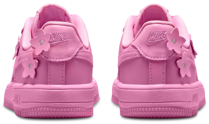 Nike Air Force 1 Low 童款 - Silver/Pink - Image 3