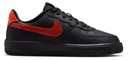 Nike Air Force 1 Low 童款 - Black/Purple - Image 1
