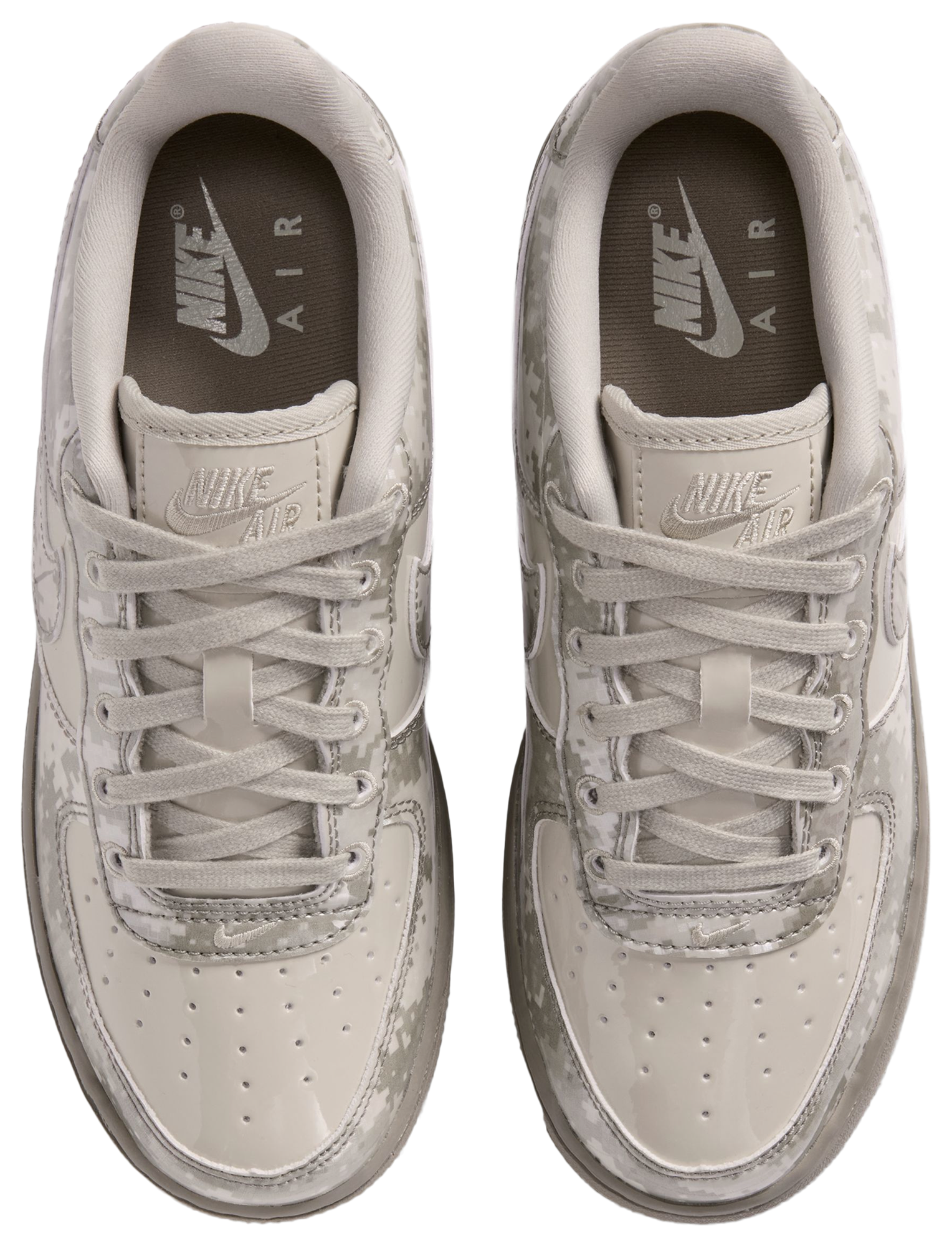 Nike Air Force 1 Low 童款 - Green/Lt Army/Dark Grey - Image 4