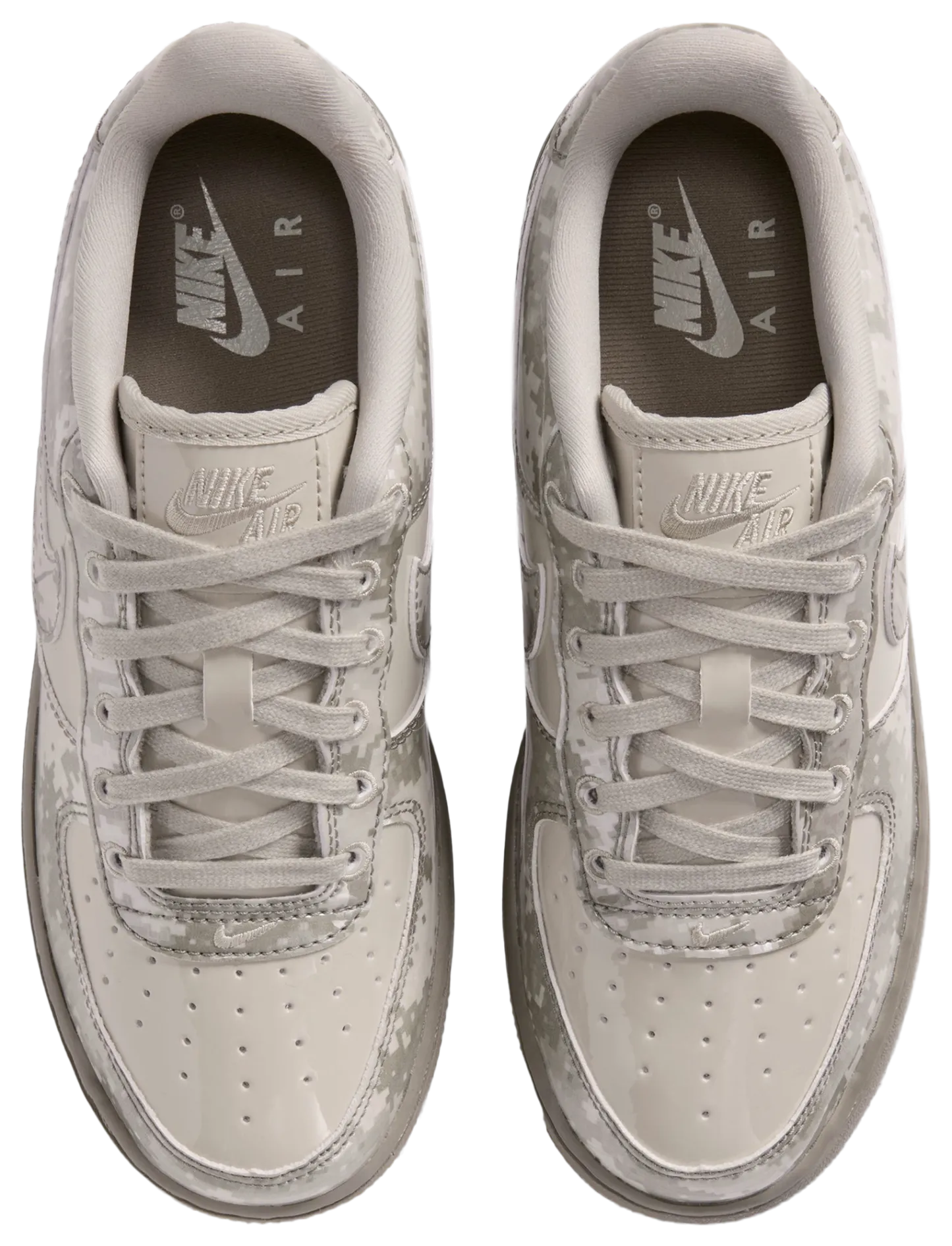 Nike Air Force 1 Low 童款 - Green/Lt Army/Dark Grey - Image 4
