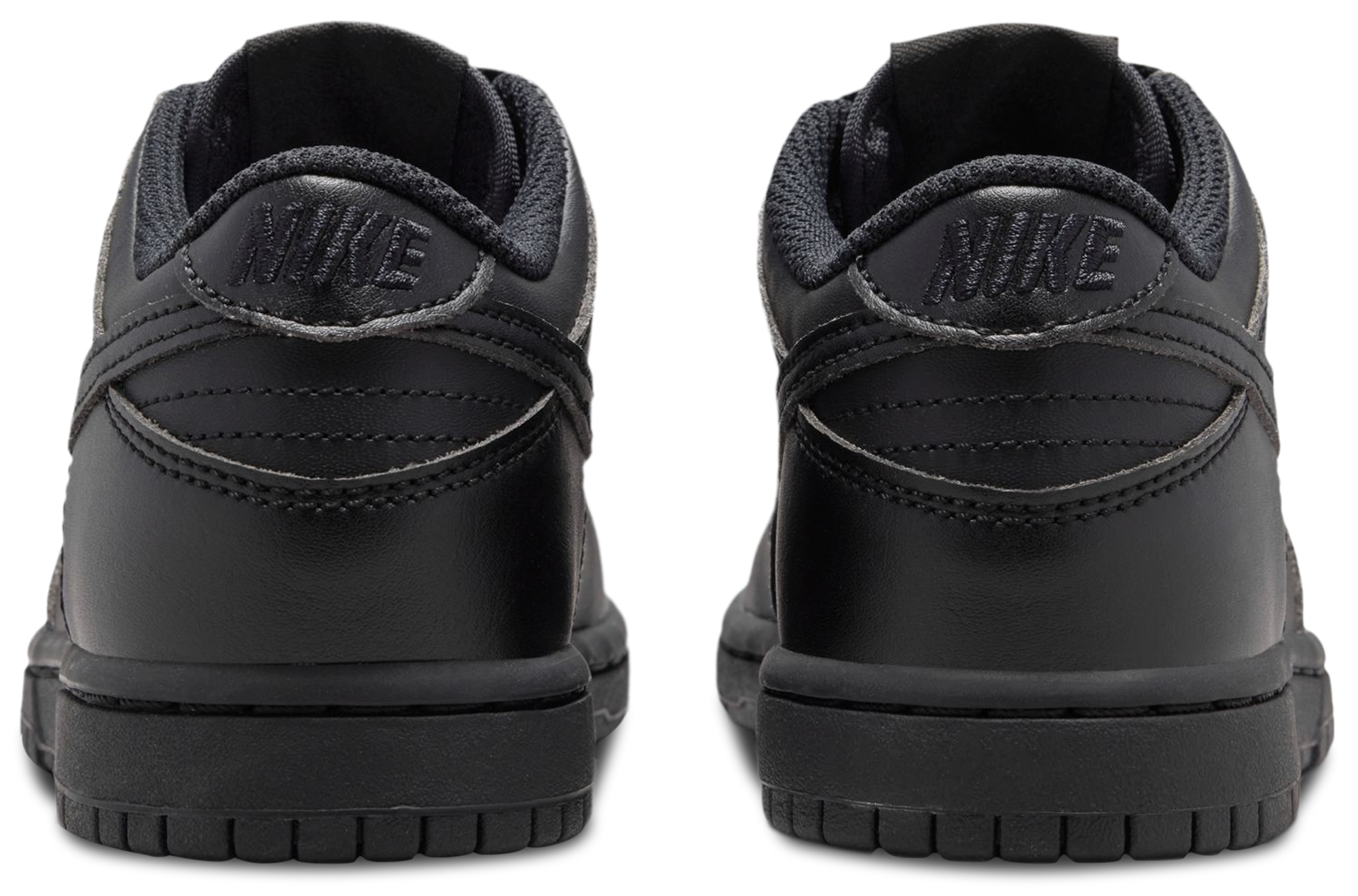 Nike Dunk Low N 童款 - Black/Black - Image 3