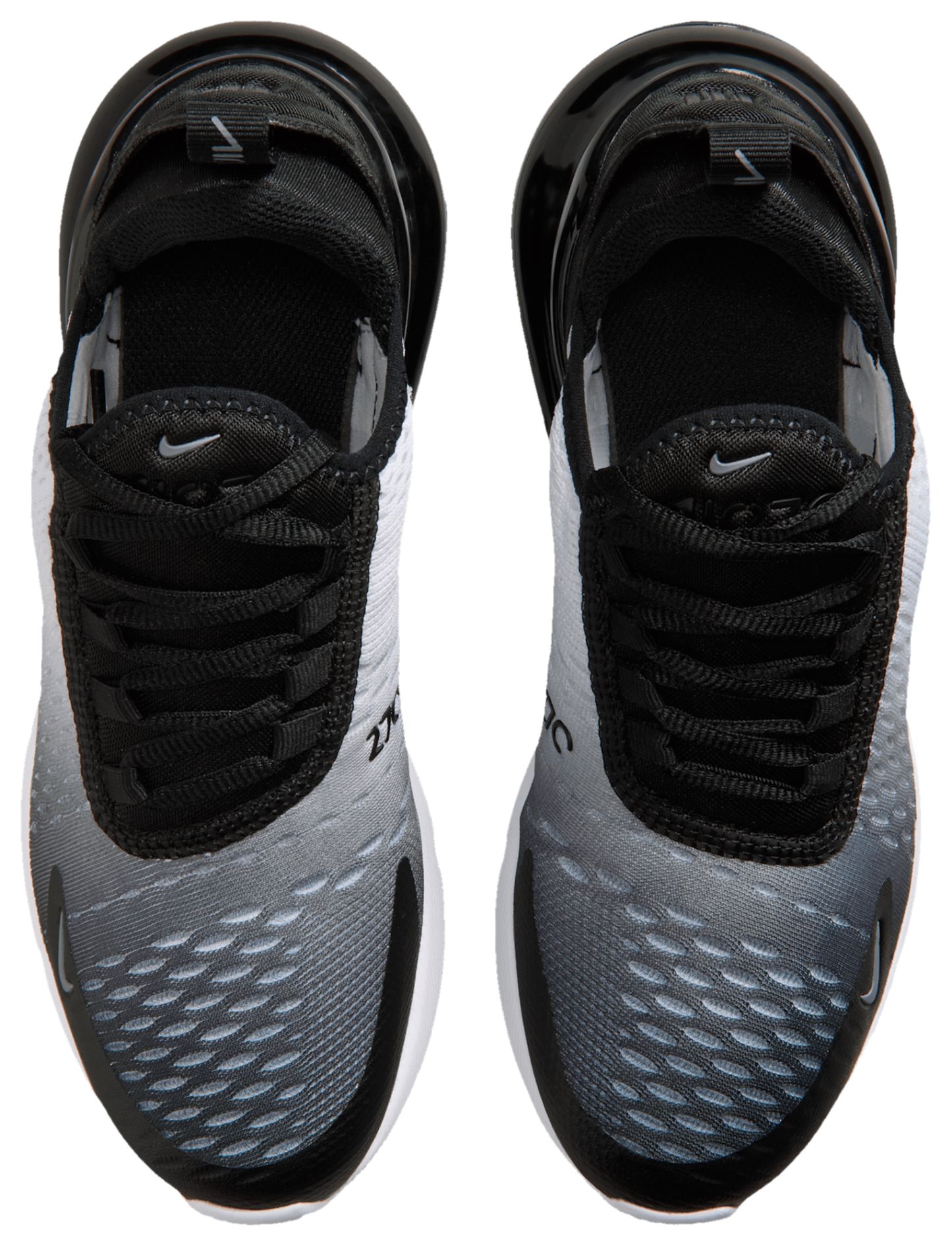 Nike Air Max 270 童款 - Black/Black/White - Image 4