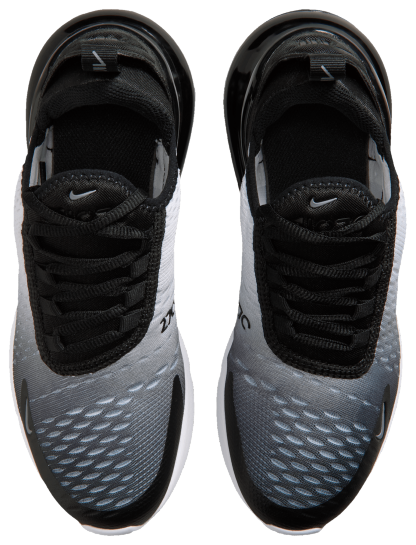 Nike Air Max 270 童款 - Black/Black/White - Image 4