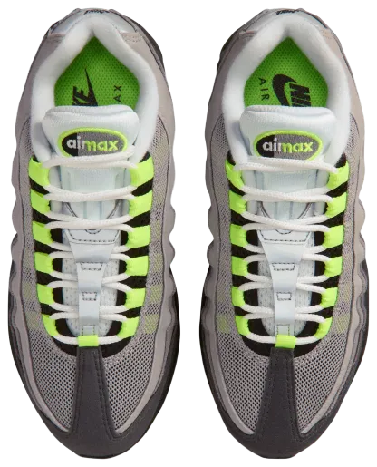 Nike Air Max 95 童款 - Black/Neon Yellow/Anthracite - Image 4