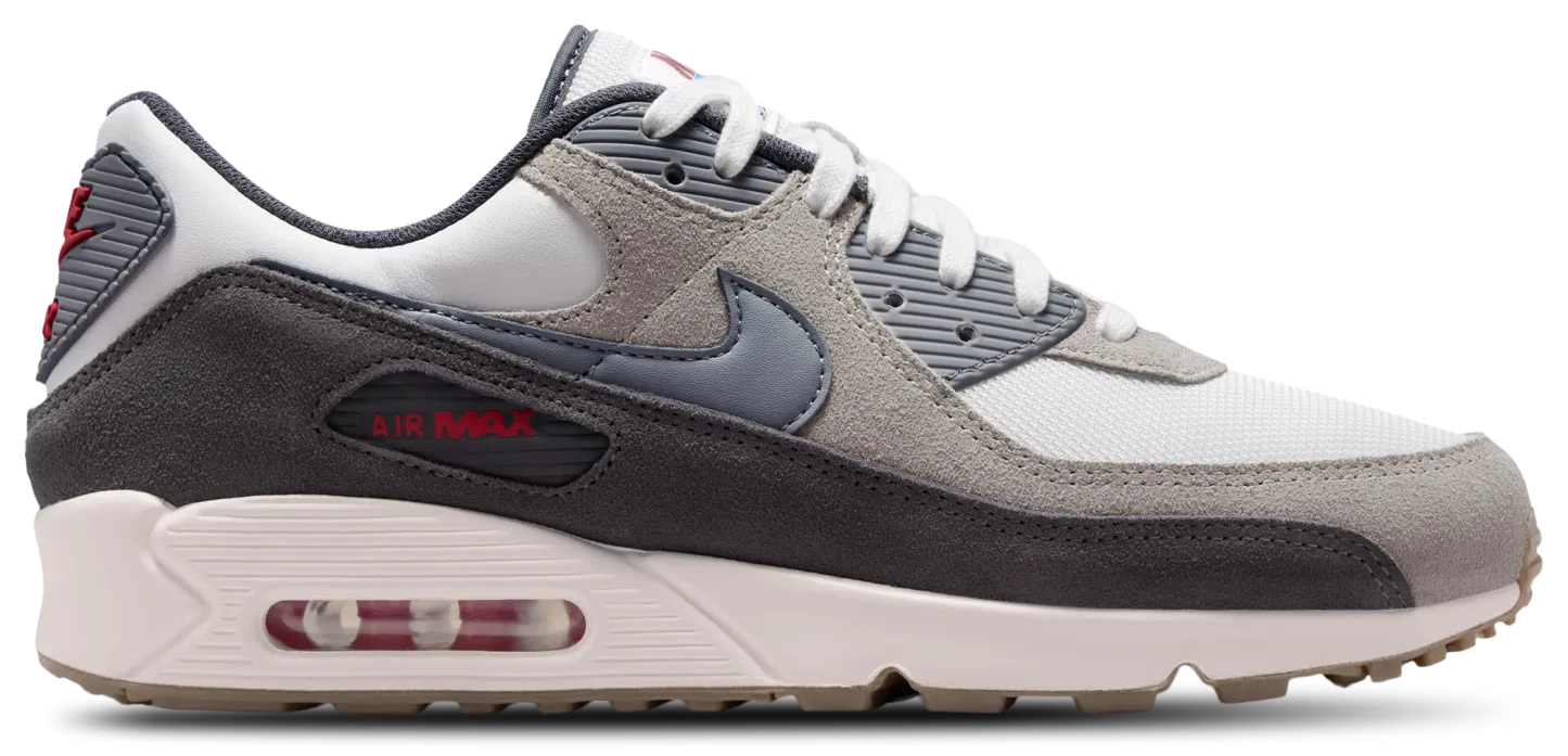 Nike Air Max 90 Premium - College Grey/Summit White/Particle Grey - Image 1