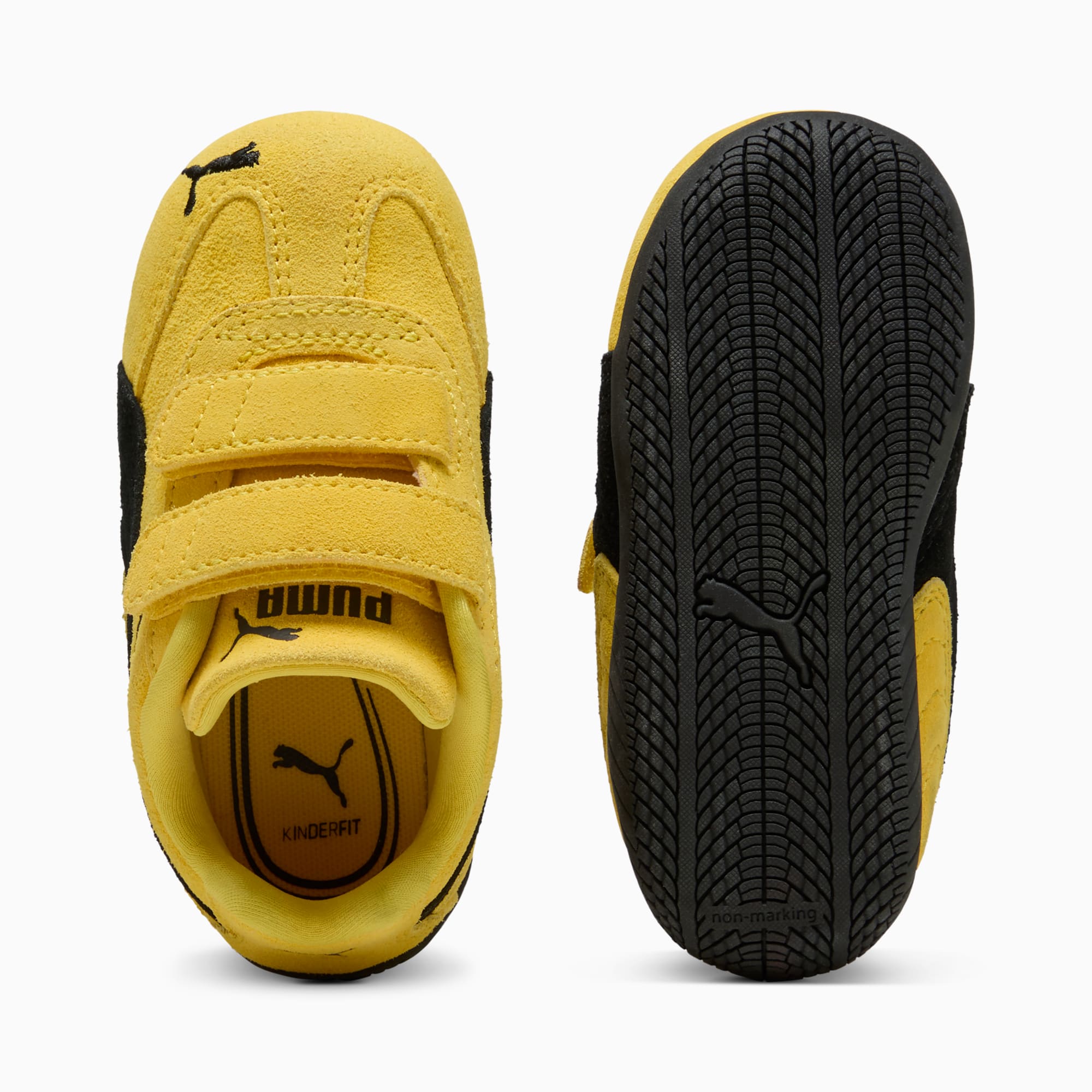 Speedcat OG Toddlers' Easy On Sneakers - Pelé Yellow-PUMA Black - 4