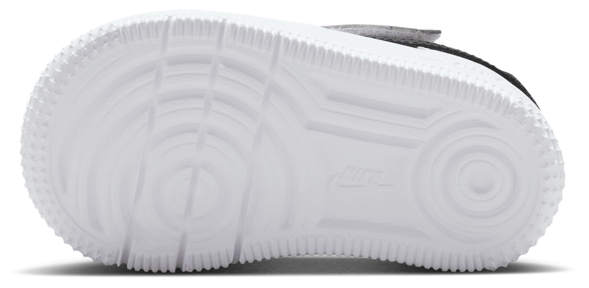 Nike Air Force 1 童款 - White/Black - Image 5
