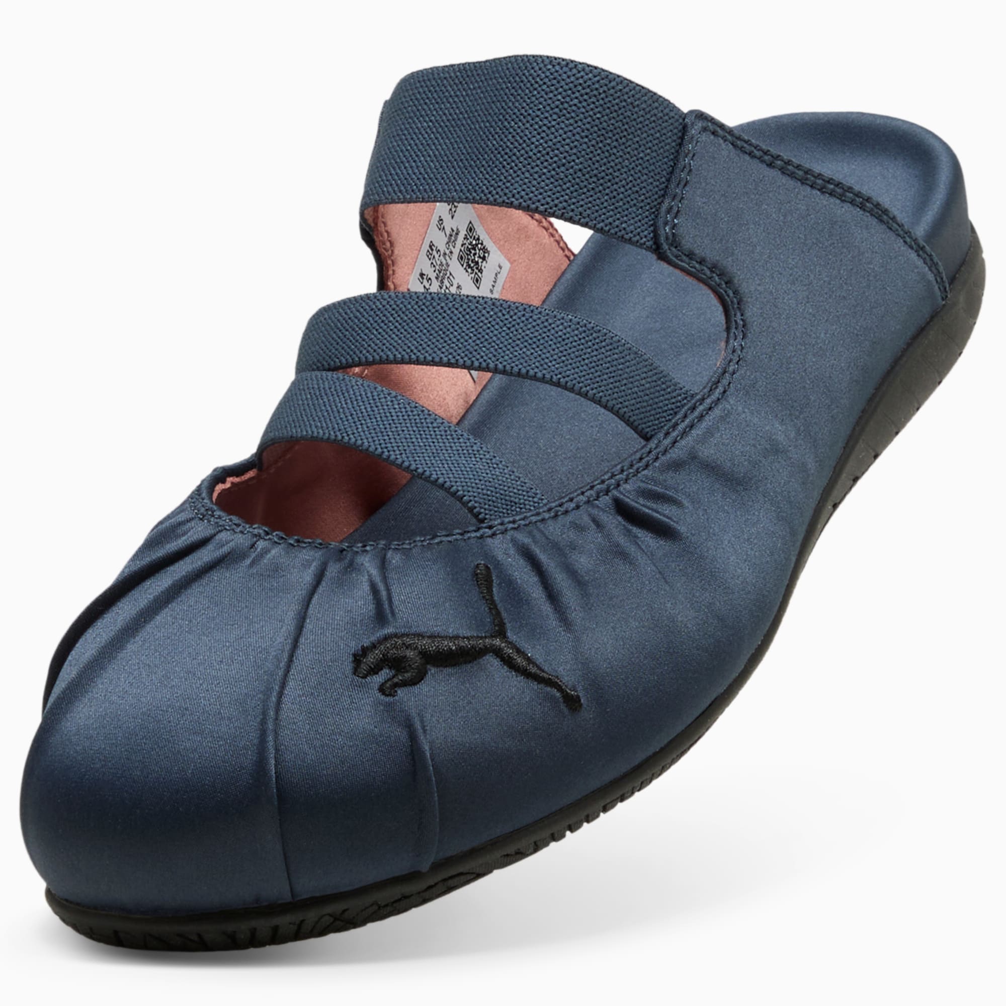 Speedcat Mule Satin Women's Sneakers - Blue Gray-Soft Clay - 8