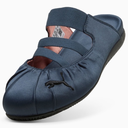Speedcat Mule Satin Women's Sneakers - Blue Gray-Soft Clay - 8