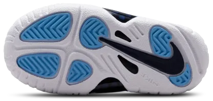 Nike Little Posite Pro 童款 - University Blue/White/Midnight Navy - Image 5