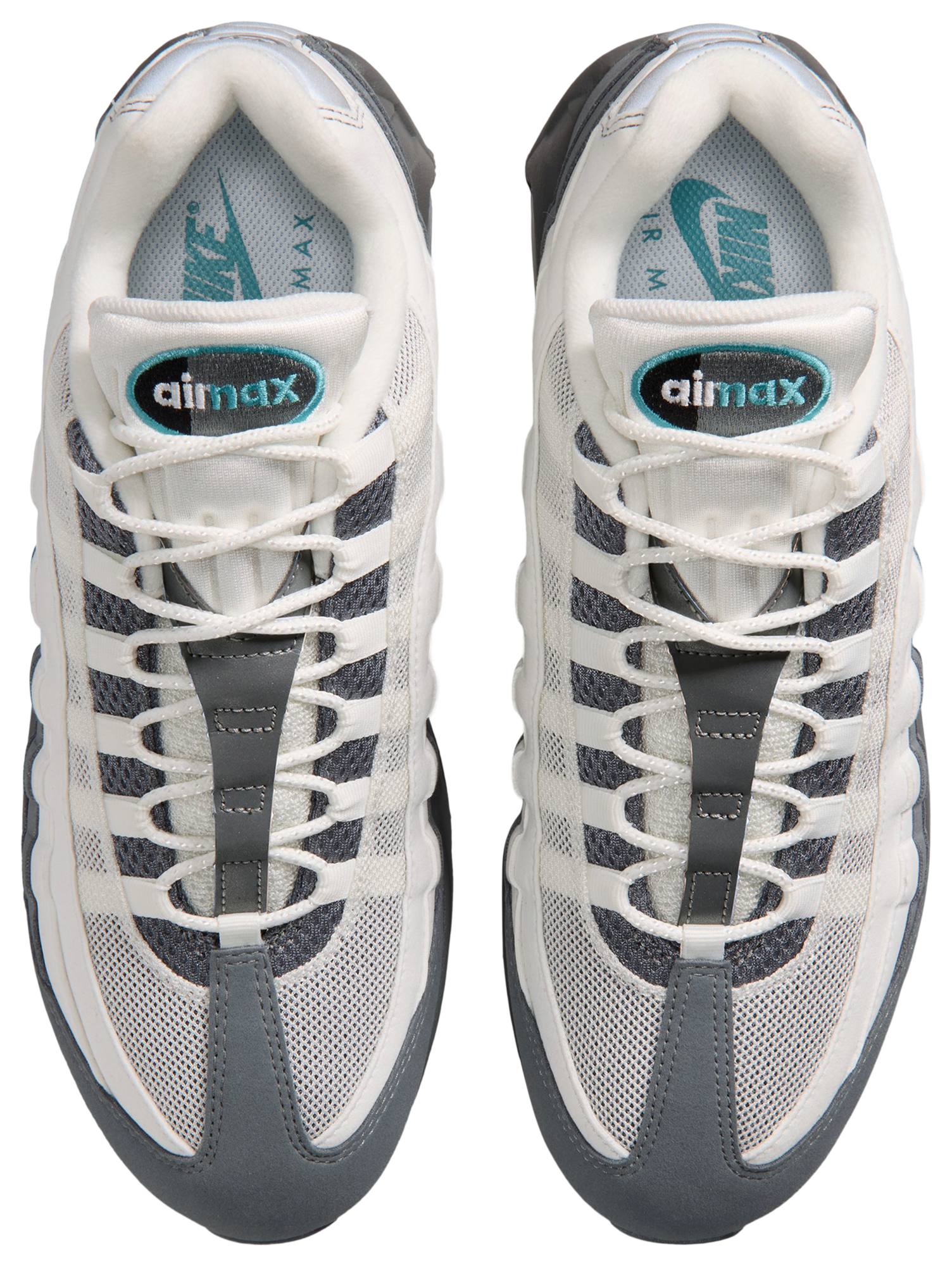 Nike Air Max 95 Big Bubble - Summit White/Dusty Cactus/Smoke Grey - Image 4