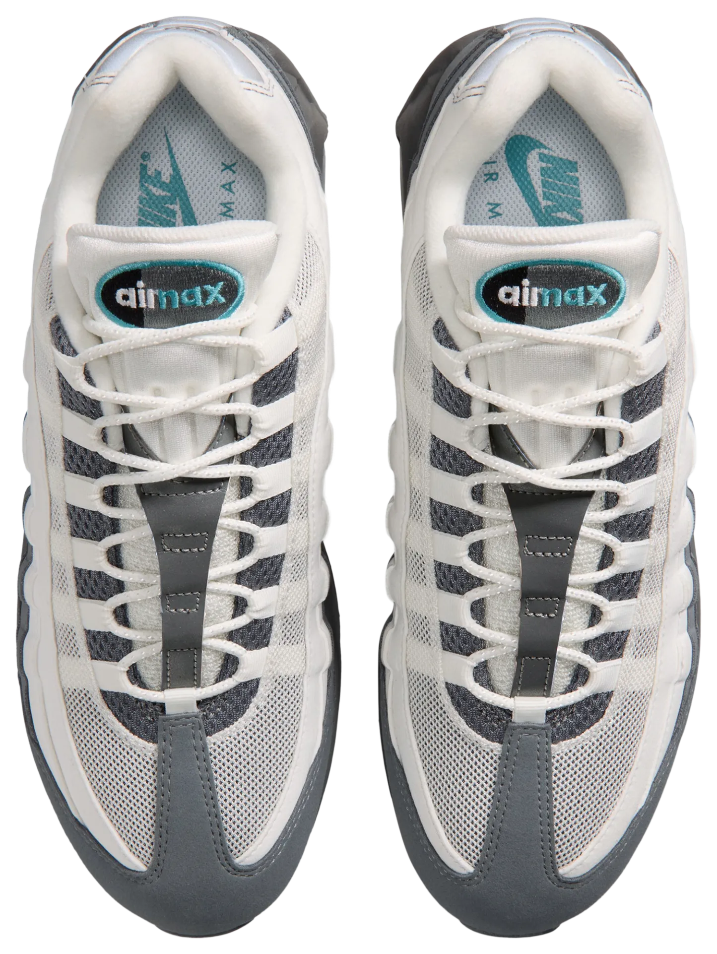 Nike Air Max 95 Big Bubble - Summit White/Dusty Cactus/Smoke Grey - Image 4