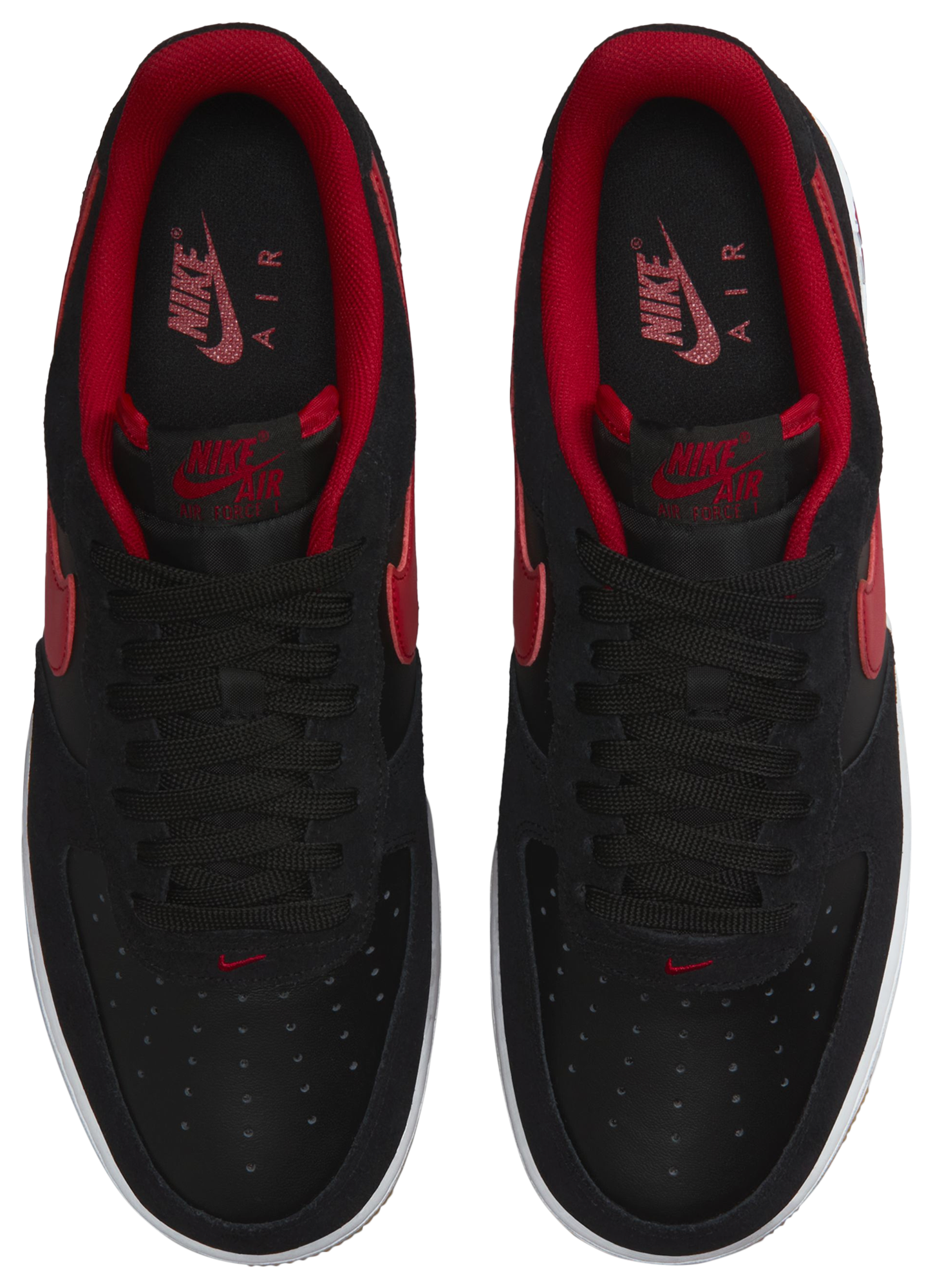 Nike AF1 '07 LV8 1 - Black/White/Varsity Red - Image 4