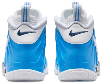 Nike Little Posite Pro 童款 - University Blue/White/Midnight Navy - Image 3