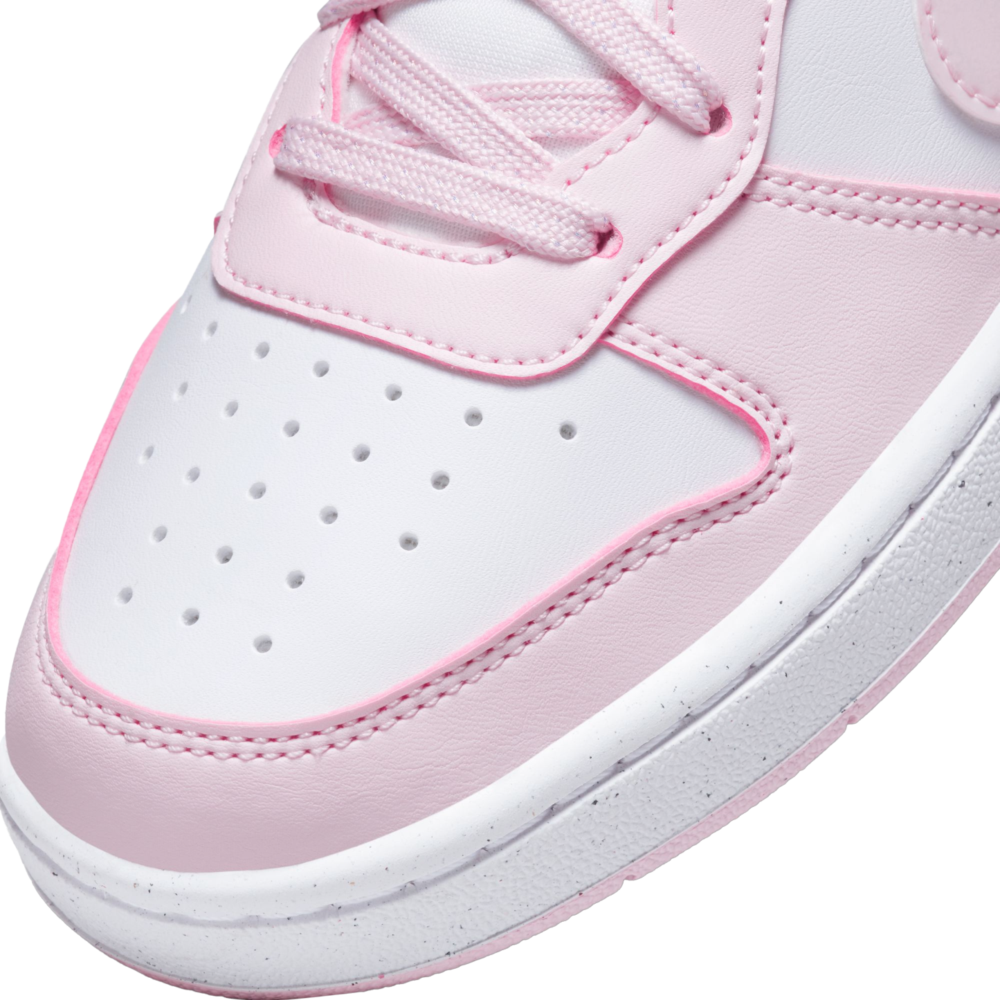 Nike Court Borough Low Recraft 童款 - White/Pink Foam - Image 8