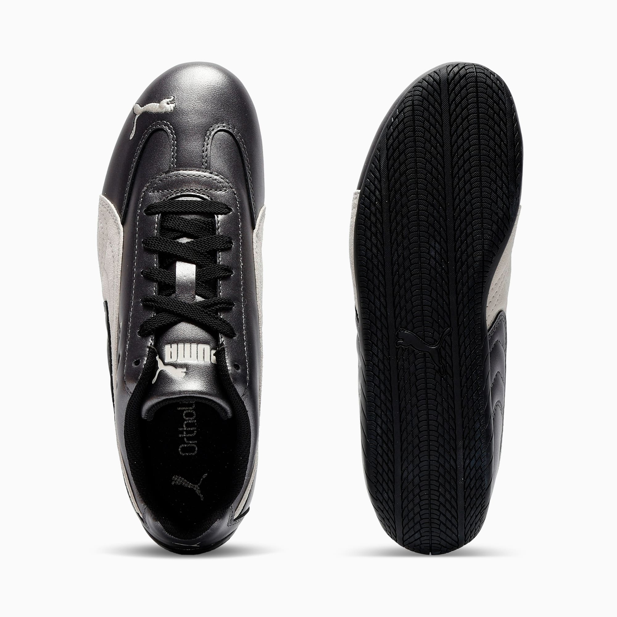 Speedcat Metallic Women's Sneakers - PUMA Black-Warm White - 6