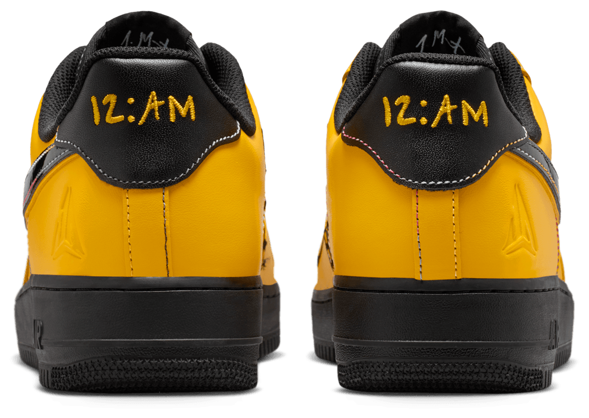 Nike Air Force 1 '07 JA - Sundial/Black/Cobalt Bliss - Image 3