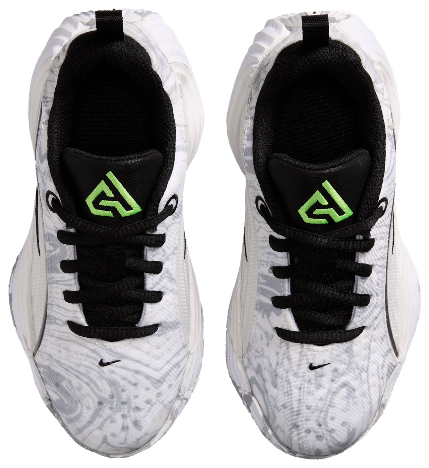 Nike Giannis Immortality 5 童款 - White/Metallic Silver/Off White - Image 4