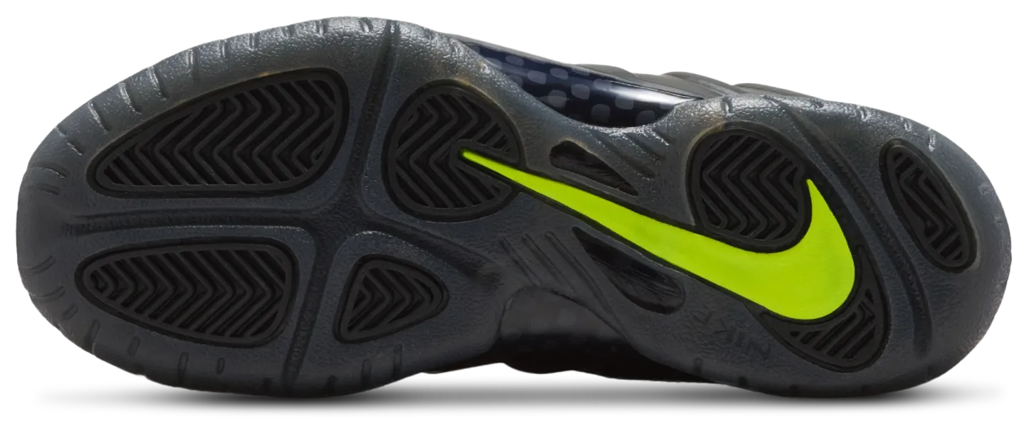 Nike Little Posite Pro 童款 - Voltage Yellow/Black - Image 5