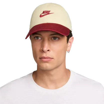 Nike Club H86 Adjustable Cap - Red/Beige - Image 1
