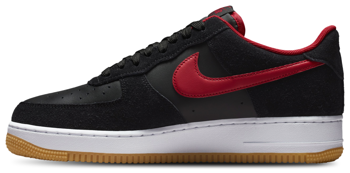 Nike AF1 '07 LV8 1 - Black/White/Varsity Red - Image 2