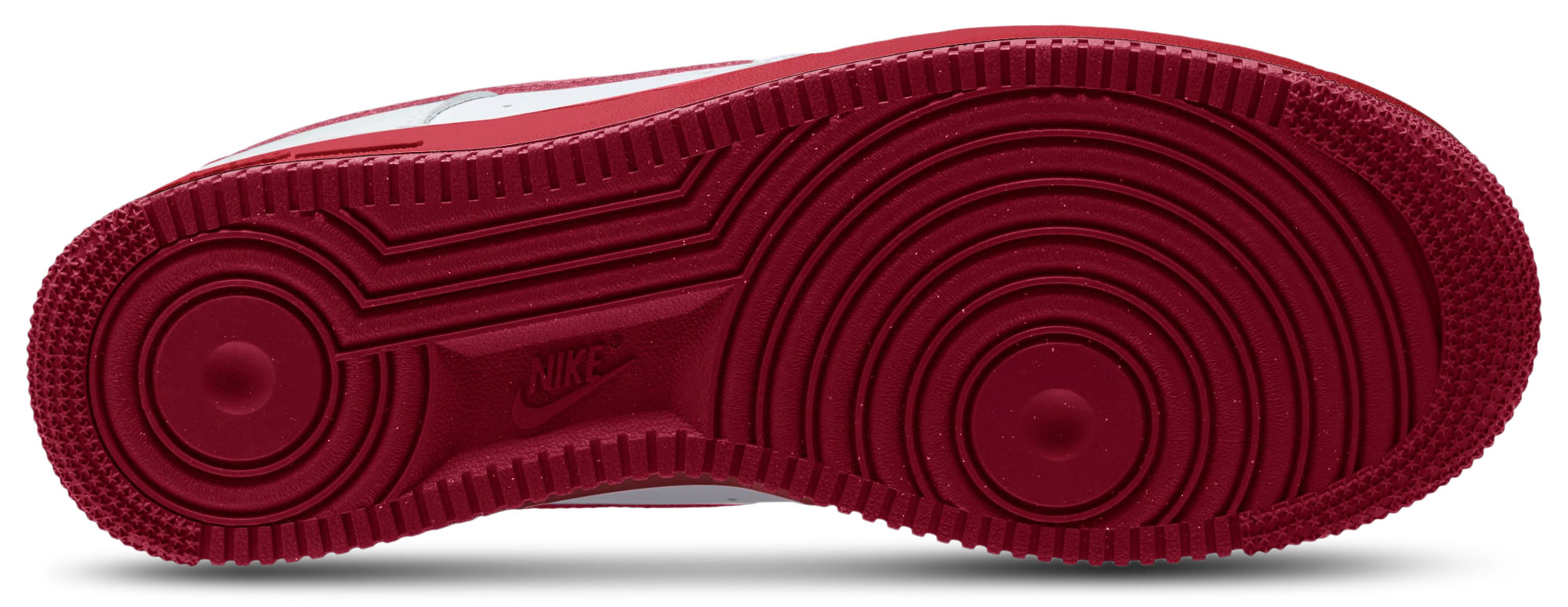 Nike Air Force 1 Low '07 - White/Mtlc Silver/Team Red - Image 4