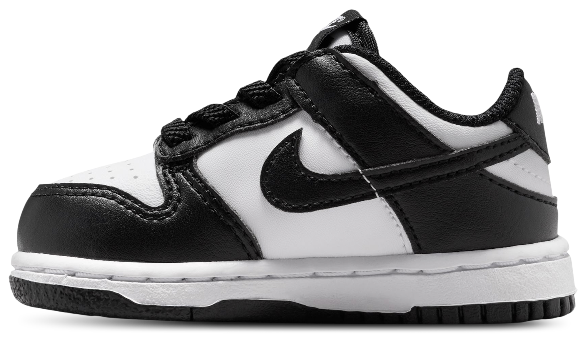 Nike Dunk Low 童款 - White/Black/White - Image 2