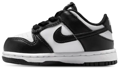 Nike Dunk Low 童款 - White/Black/White - Image 2