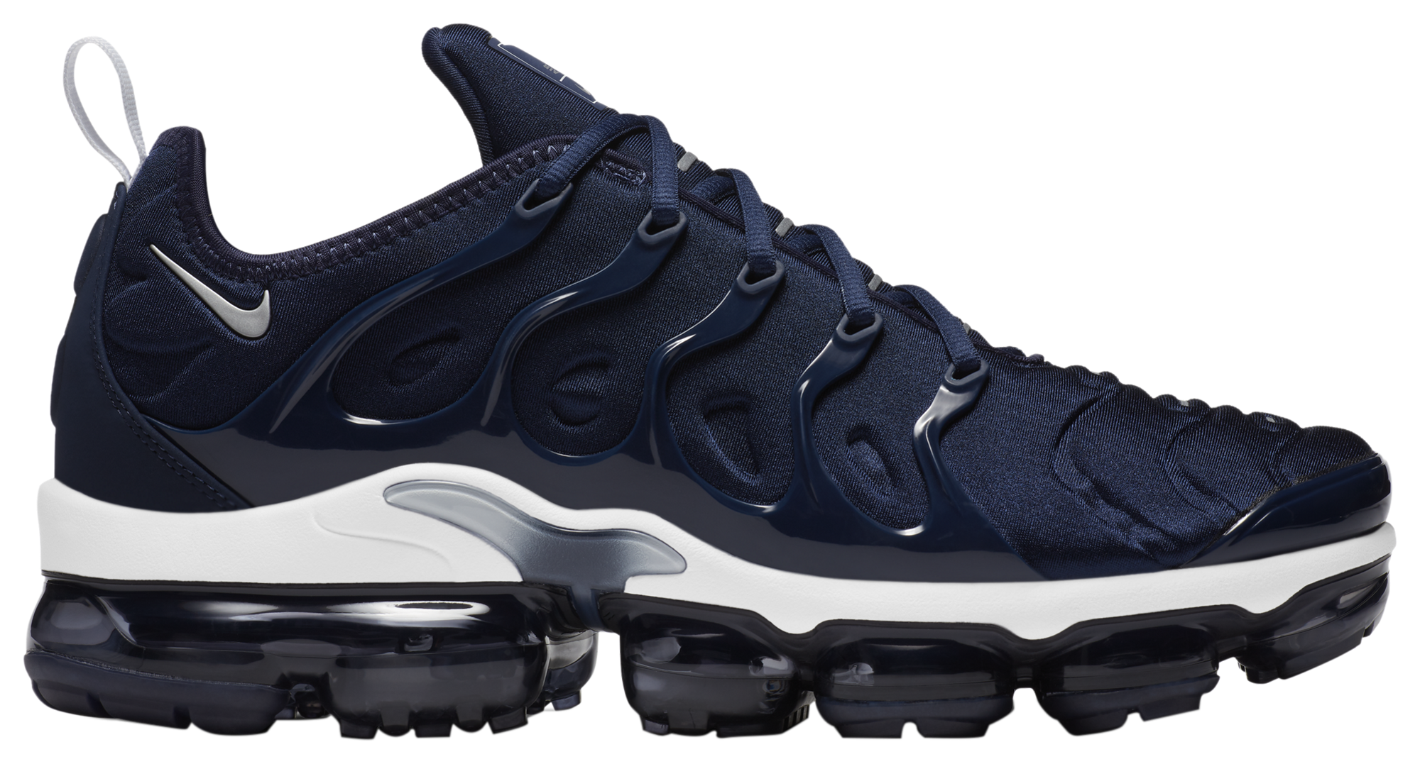 Nike Air Vapormax Plus - Midnight Navy/Metallic Silver/White - Image 1