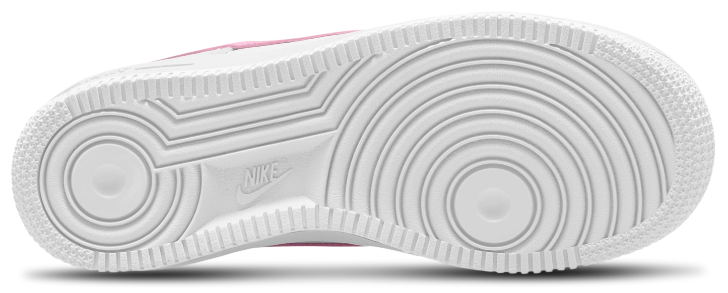 Nike Air Force 1 童款 - White/Pink - Image 4