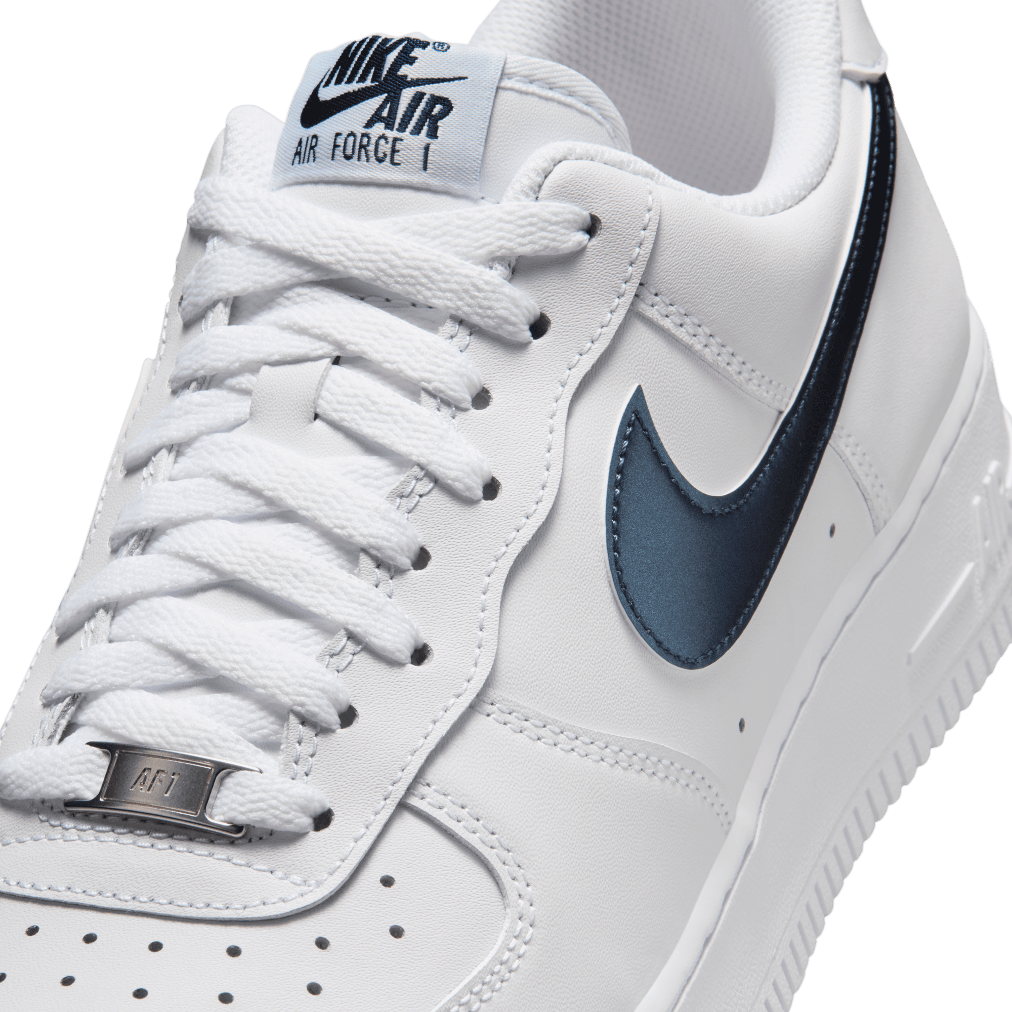 Nike Air Force 1 Low US - White/Midnight Navy/University Red - Image 7
