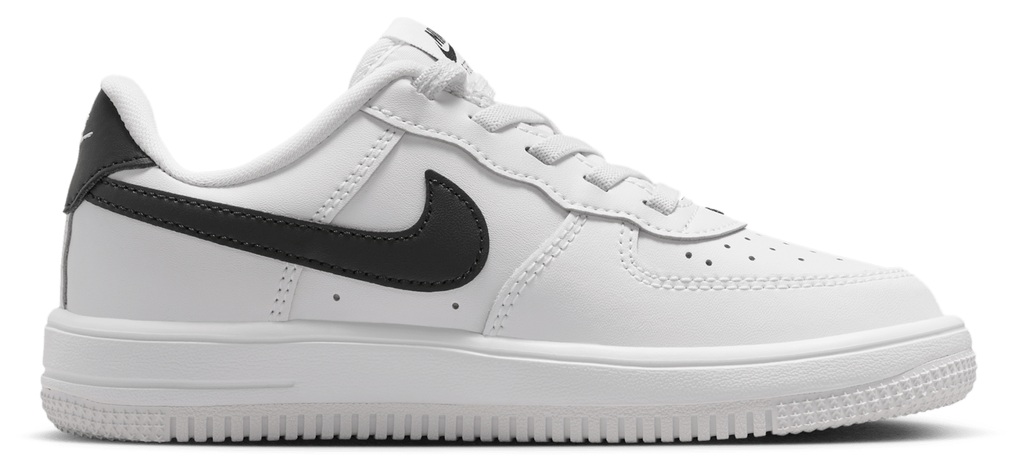 Nike Air Force 1 童款 - Black/White - Image 1