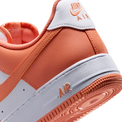 Nike Air Force 1 Low '07 - White/White/Orange Frost - Image 8