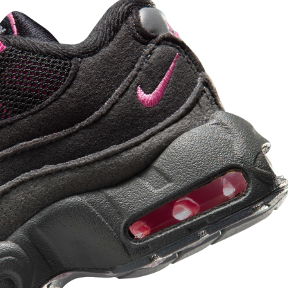 Nike Air Max 95 童款 - Cool Gray/Black/Playful Pink - Image 7