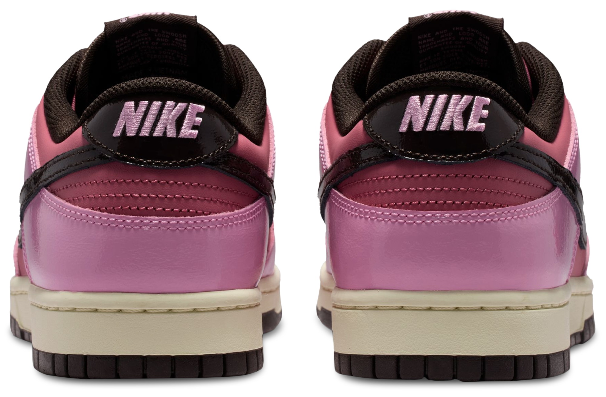 Nike Dunk Low - Brown/White/Pink - Image 3