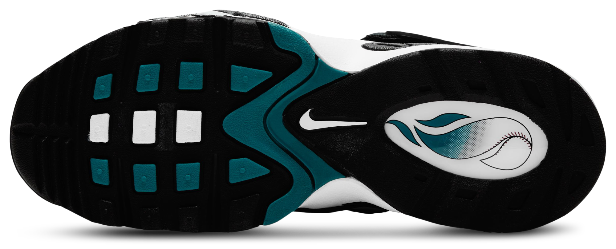 Nike Air Griffey Max 1 童款 - White/Freshwater/Black - Image 6