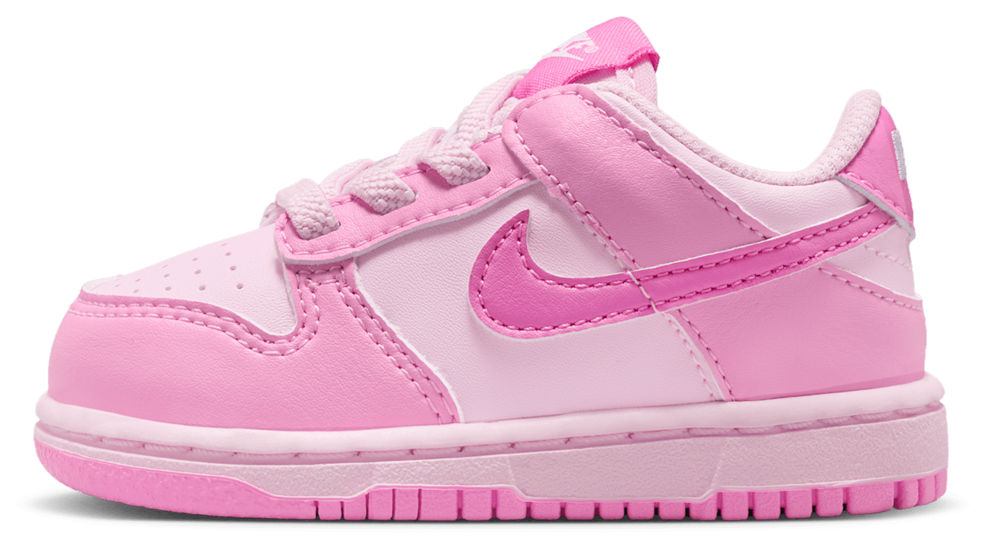 Nike Dunk Low N 童款 - Pink Rise/Playful Pink/Pink Foam - Image 2