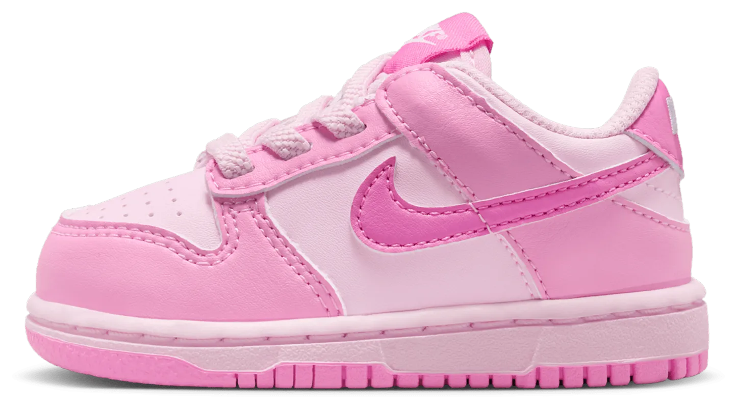 Nike Dunk Low N 童款 - Pink Rise/Playful Pink/Pink Foam - Image 2