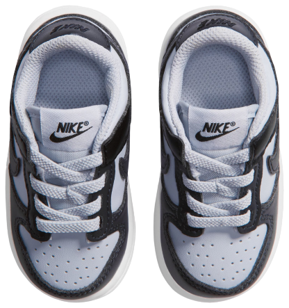 Nike Dunk Low 童款 - White/Grey - Image 4