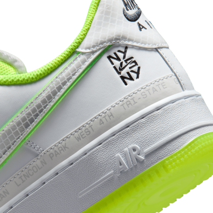 Nike Air Force 1 NYvNY - White/Black/Volt - Image 8