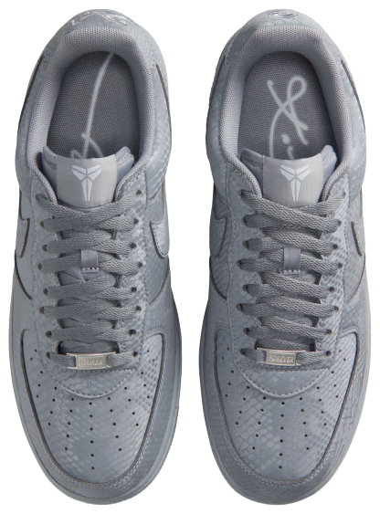 Nike Kobe Air Force 1 Low - Wolf Grey/Grey - Image 4