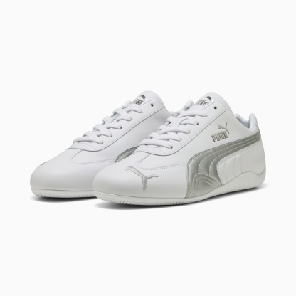 Speedcat Leather Sneakers - PUMA White-PUMA Silver - 5