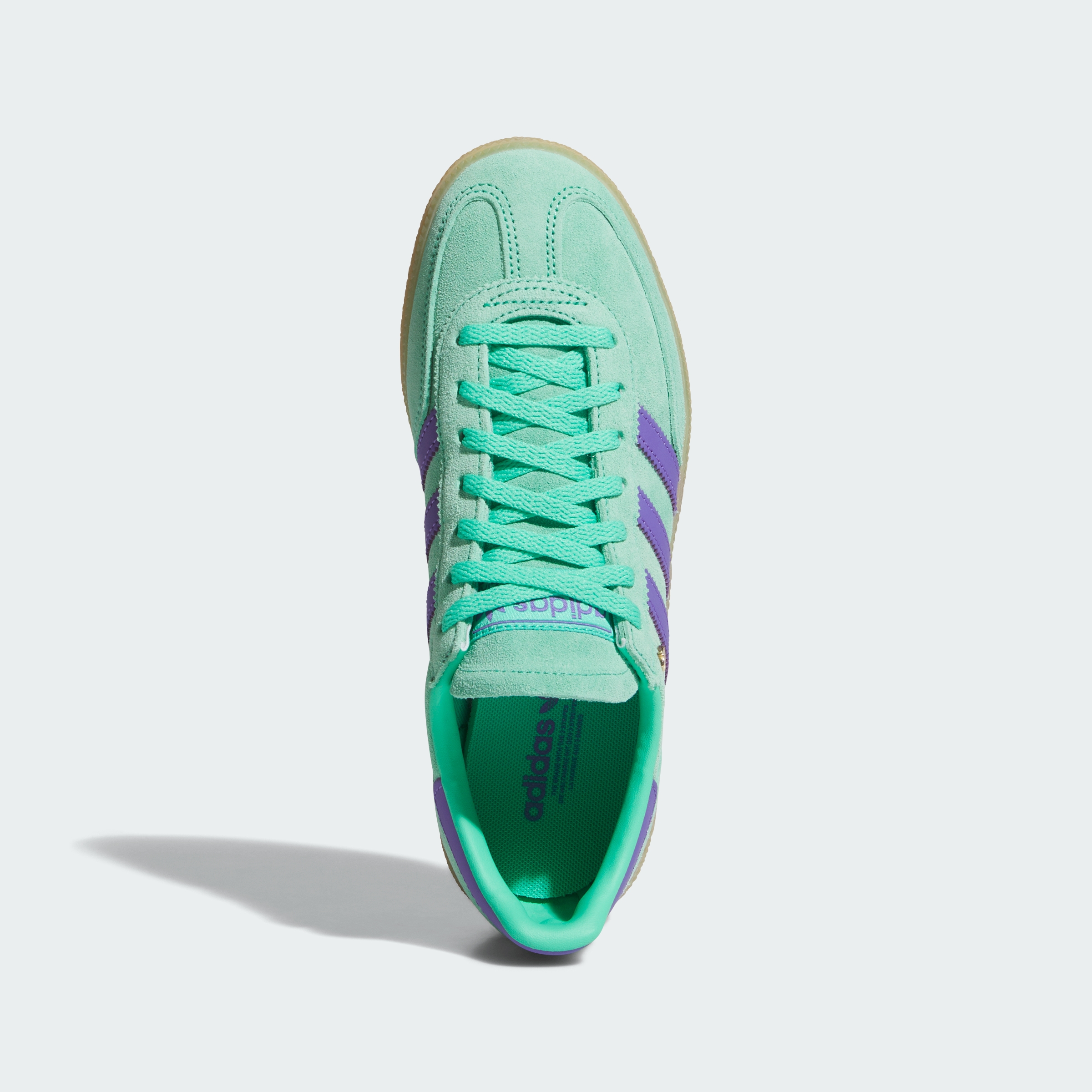 adidas HANDBALL SPEZIAL SHOES - Hi-Res Green / Purple Rush / Gold Metallic - View 2