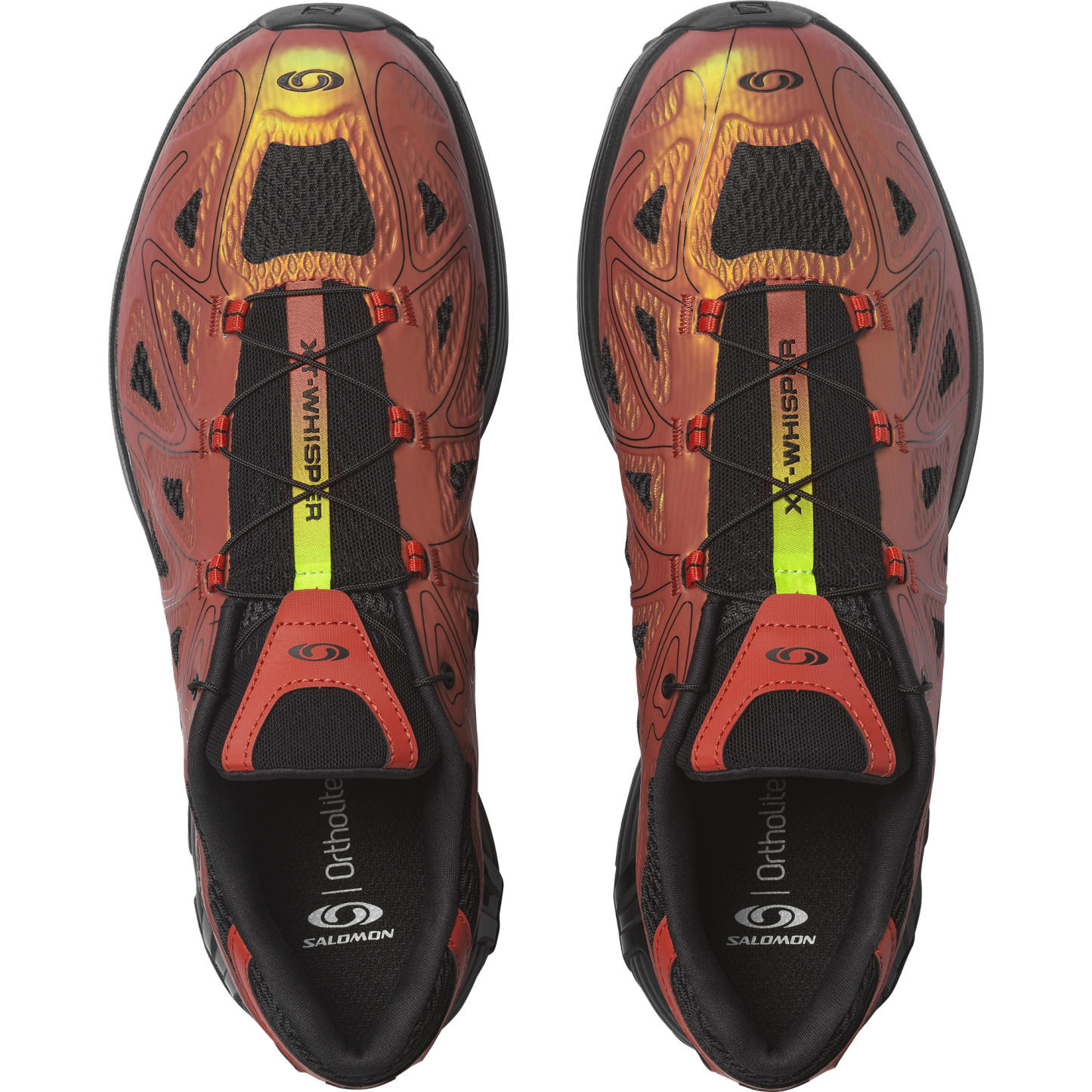 Salomon XT-WHISPER VOID - Chili / Black / Acid Lime - View 2