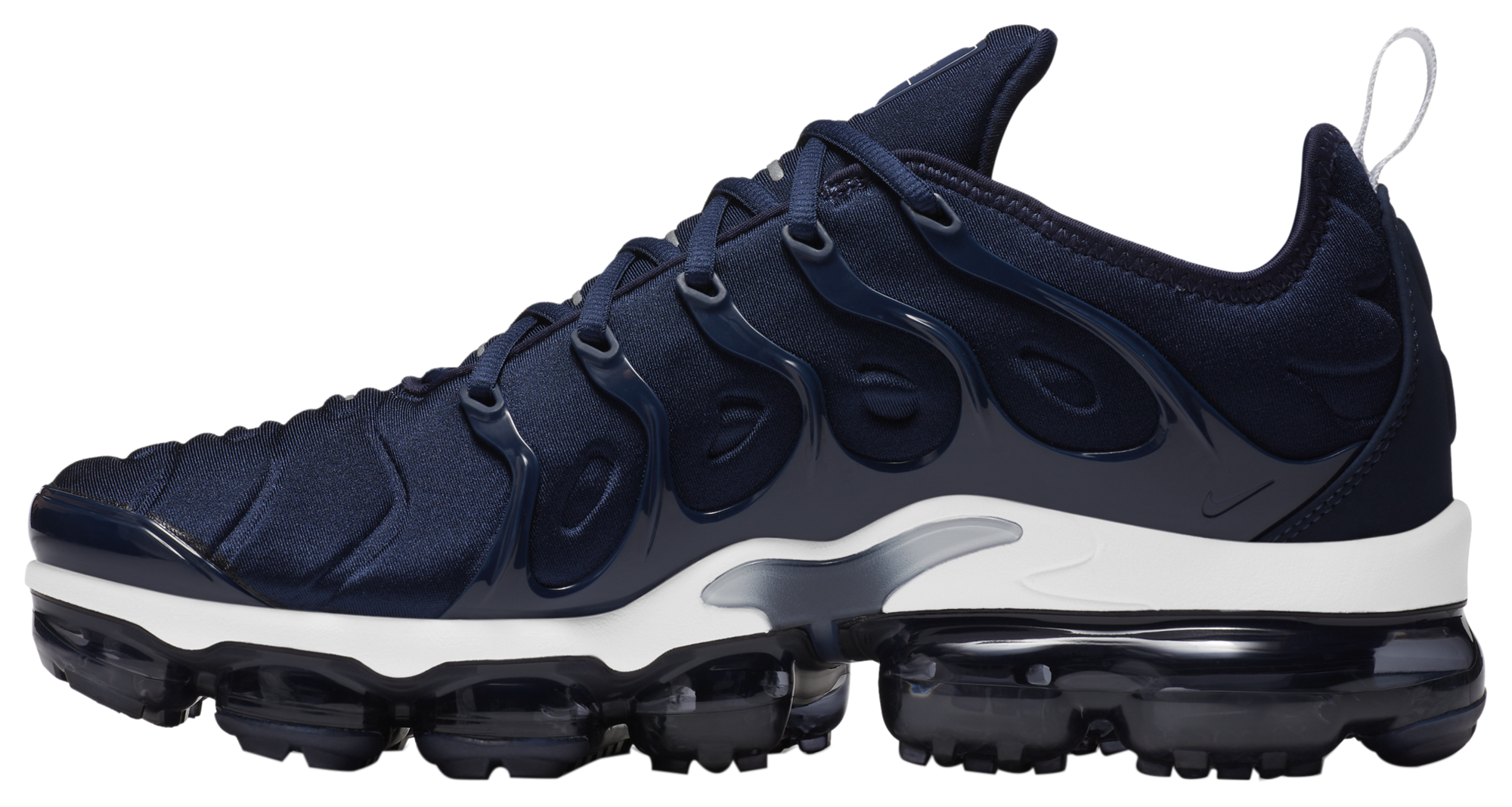 Nike Air Vapormax Plus - Midnight Navy/Metallic Silver/White - Image 2